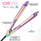 Vibes XL Curved Edge 1.5 Inch Hairstyling Iron, , large image number null